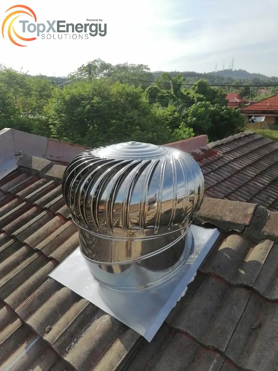 Residential Wind Turbine Ventilator Retrofit
